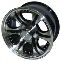 Литые диски Racing Wheels H-266 (черный) 8x16 6x139.7 ET 10 Dia 108.1