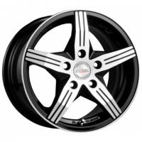 Литые диски Racing Wheels H-458 (черный) 6.5x15 5x114.3 ET 40 Dia 67.1